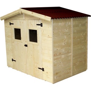 CASETTA FORESTA MOD. EDEN IN LEGNO MASSELLO A PANNELLI 240X160 CON PAVIMENTO