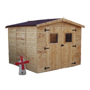 CASETTA FORESTA MOD. EDEN IN LEGNO MASSELLO A PANNELLI 16 MM 240X240 CON PAVIMENTO