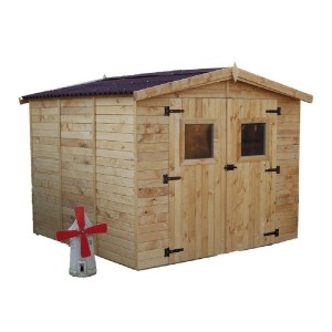 CASETTA FORESTA MOD. EDEN IN LEGNO MASSELLO A PANNELLI 16 MM 240X240 CON PAVIMENTO