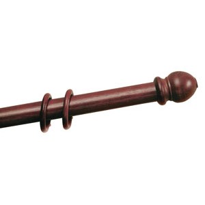 SCORRITENDA A STRAPPO IN LEGNO � MM.35 col. Noce cm. 200