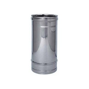 TUBO INOX AISI 304 PER STUFA  � cm. 12x 50