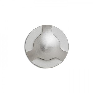 Plafoniera KICK III da incasso alluminio pettinato 230V LED 3W IP54 3000K
