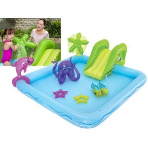 PISCINA GONFIABILE PLAY CENTER PER BAMBINI ACQUARIUM BESTWAY 239x206x86 cm -53052