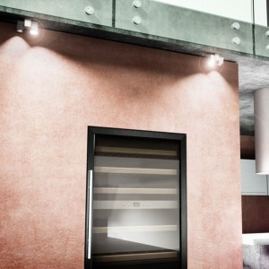 Faretto MARVEL II inclinabile alluminio 230V GU10 2x50W