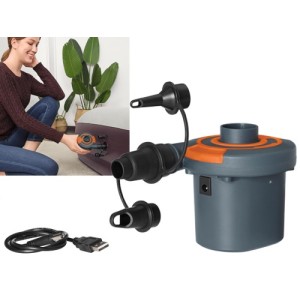POMPA DI GONFIAGGIO/SGONFIAGGIO RICARICABILE PER MATERASSINI E ACCESSORI BESTWAY -62155