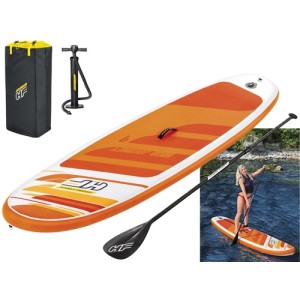 SET TAVOLA DA SURF SUP ACQUA JOURNEY BESTWAY  274x76x12 cm -65349 + PAGAIA, POMPA, ZAINO, GUINZAGLIO E KIT RIPARAZIONE