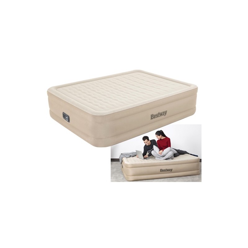 MATERASSO GONFIABILE MATRIMONIALE FORTECH BESTWAY 203x152xH46 cm -69050 MATERASSO GONFIABILE MATRIMONIALE FORTECH BESTWAY 203x152xH46 cm -69050