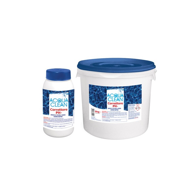 CORRETTORE ACQUA CLEAN PH- GRANULARE KG5 PER PISCINA CORRETTORE ACQUA CLEAN PH- GRANULARE KG5 PER PISCINA