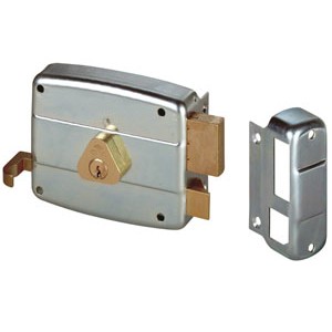 Cisa SERRATURA FERRO APPL..2M+S CIL/INT.C/ALETTA Art. 50421 E.60 Sx