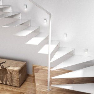 Faretto TICO I da parete alluminio 230V LED 3W 3000K