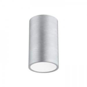 Faretto da incasso MEA da soffitto cilindrico alluminio pettinato 230V E27 18W