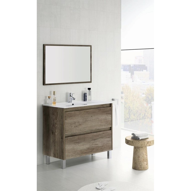 KIT MOBILE BAGNO DAKOTA 2C CM.80X45X80H con lavabo KIT MOBILE BAGNO DAKOTA 2C CM.80X45X80H con lavabo