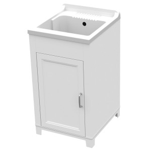 KIT LAVATOIO RESINA ANTIACIDO 45X50X85H BIANCO