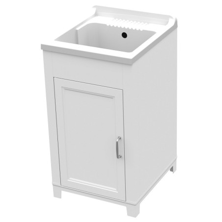 KIT LAVATOIO RESINA ANTIACIDO 45X50X85H BIANCO