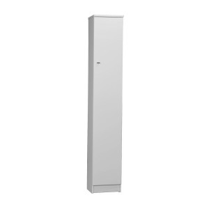 MOBILE LACCATO BIANCO 1A CM.31X34X183H
