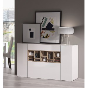 KIT MOBILE CREDENZA 3Ante + 1Cassetto  'DECO' CM.150X42X91H