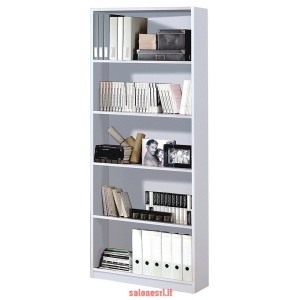 KIT LIBRERIA STYLUS Cm 80X28X201H BIANCO LUCIDO