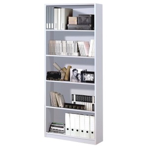 KIT LIBRERIA STYLUS Cm 80X28X201H BIANCO LUCIDO