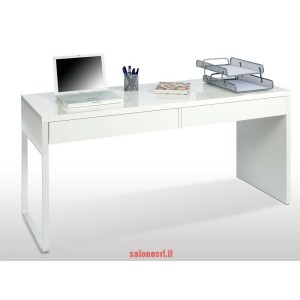 KIT SCRIVANIA TOUCH CM.138X50X75H BIANCO OPACO