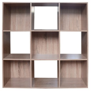 MOBILE LIBRERIA MOD.CUBO 9 ROVERE CM.91X30X91H