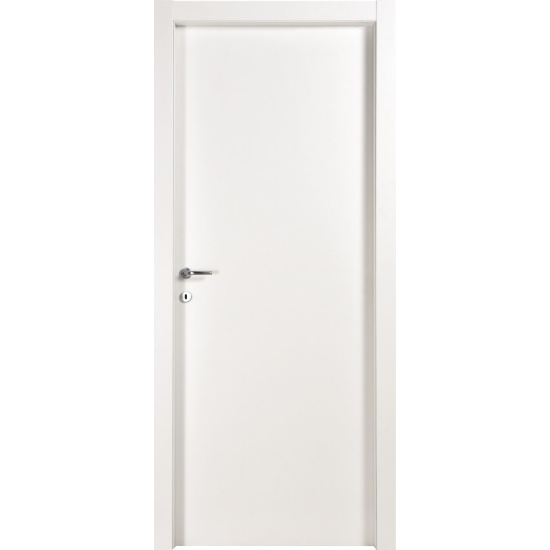 PORTA A BATTENTI DA INTERNO CON SERRATURA MOD.MICROTEC BIANCO CM.210x70 REVERSIBILE PORTA A BATTENTI DA INTERNO CON SERRATURA MOD.MICROTEC BIANCO CM.210x70 REVERSIBILE