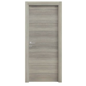 PORTA A BATTENTI DA INTERNO MOD.MICROTEC ROVERE GRIGIO CM.210x70 REVERSIBILE