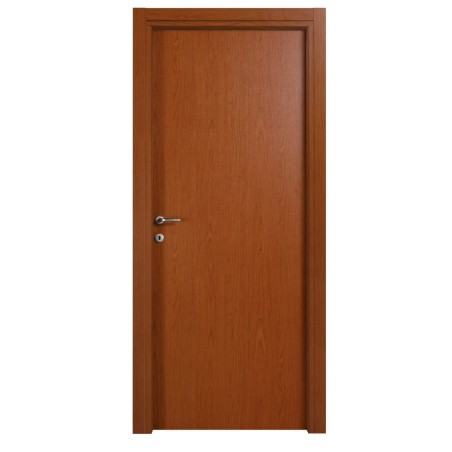 PORTA A BATTENTI DA INTERNO CON SERRATURA MOD.MICROTEC FINITURA CILIEGIO CM.210x70 REVERSIBILE