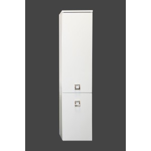 COLONNA BAGNO "BRILLO" 2ANTE CM.33X33X145H BIANCO LUCIDO