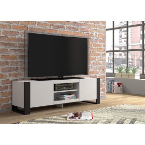 Mobile TV Credenza Cm 158 x 40 x 47H Mondi colore Bianco Opaco