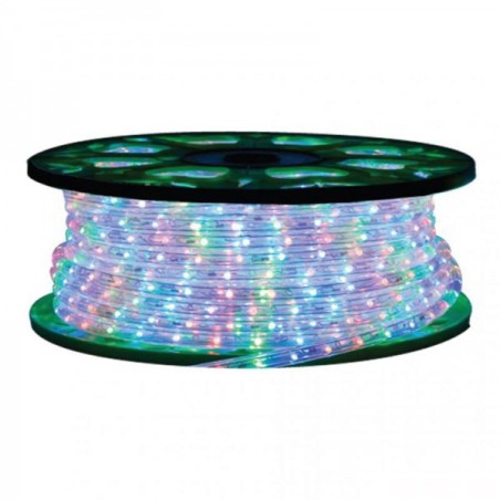 TUBO FLASH LED LUMINOSO 8 MT PER ESTERNO MULTICOLOR LUCI NATALE ADDOBBI NATALIZI PRESEPE