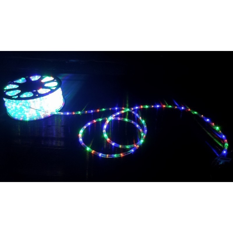TUBO LED LUMINOSO 50 MT PER ESTERNO MULTICOLOR CON KIT LUCI NATALE ADDOBBI NATALIZI PRESEPE TUBO LED LUMINOSO 50 MT PER ESTERNO MULTICOLOR CON KIT LUCI NATALE ADDOBBI NATALIZI PRESEPE