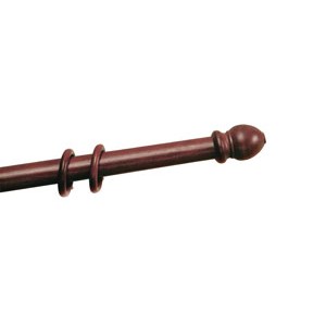 SCORRITENDA A STRAPPO IN LEGNO � MM.22 col. Noce cm. 200