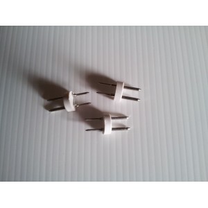 LUCI DI NATALE CONNETTORE 3pz GIUNZIONE PER TUBO LED 2 VIE
