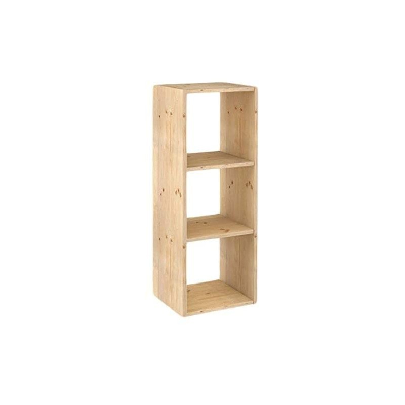 SCAFFALE NEGOZIO CASA KIT CUBO 3 P. DINAMIC CM.33x36x105H LEGNO CHIARO SCAFFALE NEGOZIO CASA KIT CUBO 3 P. DINAMIC CM.33x36x105H LEGNO CHIARO