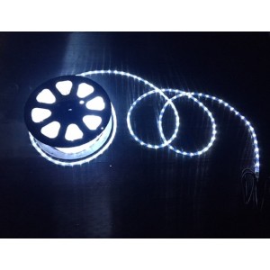 TUBO LED LUMINOSO 50 MT PER ESTERNO BIANCO CON KIT LUCI NATALE ADDOBBI NATALIZI PRESEPE