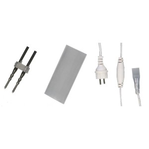 KIT CABLAGGIO FISSO PER TUBO LUMINOSO LED NEON LUCI DI NATALE