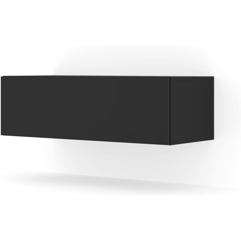 MOBILE TV PORTA TV STAND TV SOGGIORNO BINGO 100x40x30cm NERO OPACO MOBILE TV PORTA TV STAND TV SOGGIORNO BINGO 100x40x30cm NERO OPACO