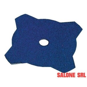 DISCO ACCIAIO PER DECESPUGLIATORE 4 DENTI D.255