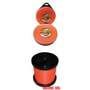 FILO NYLON QUADRO PROFESSIONAL MM.4,0 DA 100 MT.PER DECESPUGLIATORE IN BOBINA