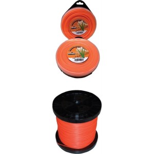 FILO NYLON QUADRO PROFESSIONAL MM.4,0 DA 100 MT.PER DECESPUGLIATORE IN BOBINA