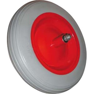 RUOTA VESPA PER CARRIOLA RUN FLAT IN POLIURETANO ANTIFORATURA 350X80X134 MM C/CUSCINETTI