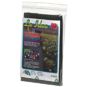 TELO NERO TNT PER PACCIAMATURA MT.0,80X10 IN TESSUTO NON TESSUTO 50GR/MQ