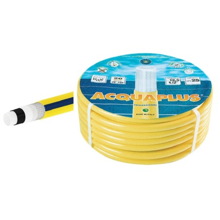 TUBO MAGLIATO 3 STRATI ACQUAPLUS MM.15X50MT ANTIALGA 20 BAR IRRIGAZIONE