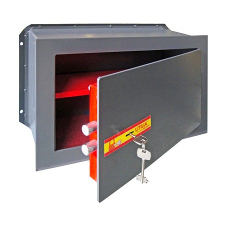 Utilia Security CASSAFORTE DA MURO Chiusura con chiave mm. 260x150x180 h