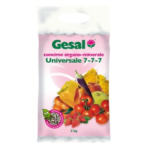 GESAL CONCIME UNIVERSALE GRANULATO ORGANO - MINERALE 7-7-7 KG.5