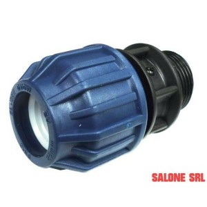 RACCORDO MASCHIO PN16 MM.25X3/4M CONF.6 PZ. PER TUBO IRRIGAZIONE INTERRATA
