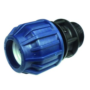 RACCORDO MASCHIO PN16 MM.25X3/4M CONF.6 PZ. PER TUBO IRRIGAZIONE INTERRATA