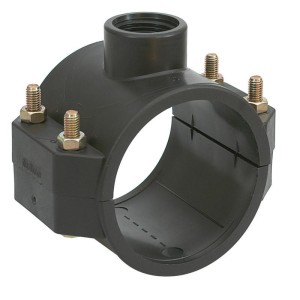 RACCORDO GIUNZIONE PRESA A STAFFA MM.25X3/4F CONF.10 PZ. TUBO IRRIGAZIONE INTERRATA