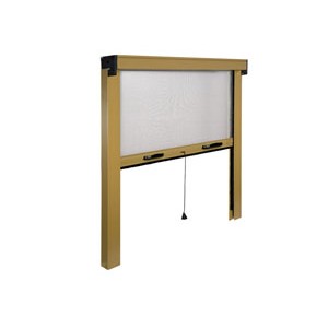 ZANZARIERA VERTICALE IN KIT col. Marrone cm. 120x250