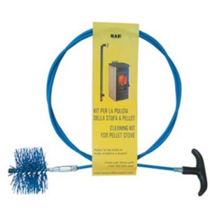 KIT SPAZZA CAMINO PER STUFE A PELLET COMPLETO